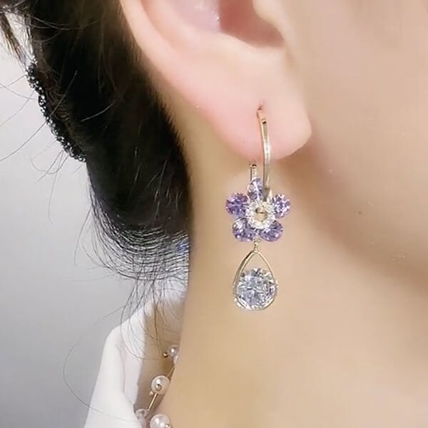 đ„Superrea nu!!!!!!đ„Fashion Flower Crystal ĂrhĂ€ngen