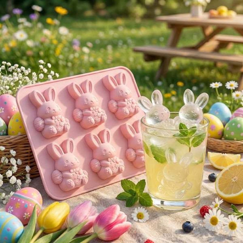 🐮 Mini Highland Cow Ice Cube Mold – Cute 3D Ice for Drinks, Parties & Gifts