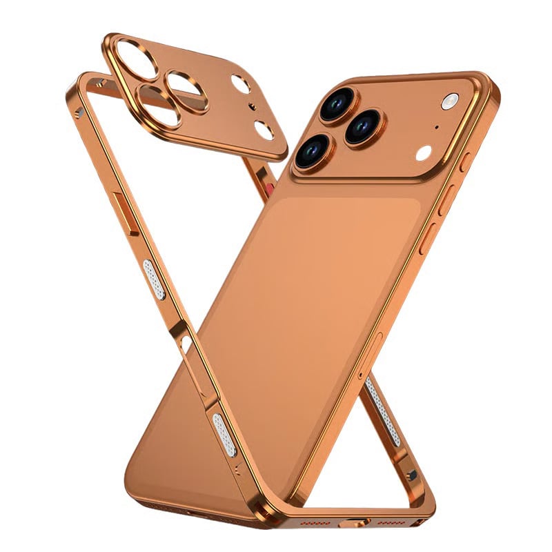 Aluminum Alloy Cooling Frame Heat Dissipation Case for iPhone 14-17 Series