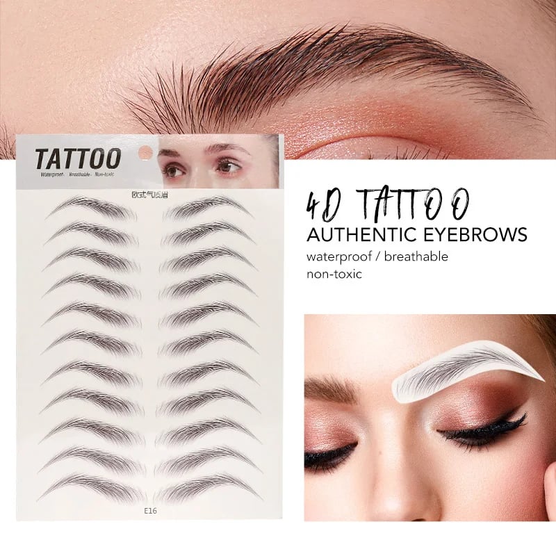 💄4D Makeup Waterproof Eyebrow Stickers 🔥(Köp 1 Få 1 Gratis & Gratis Eyebrow Shaping Razor)