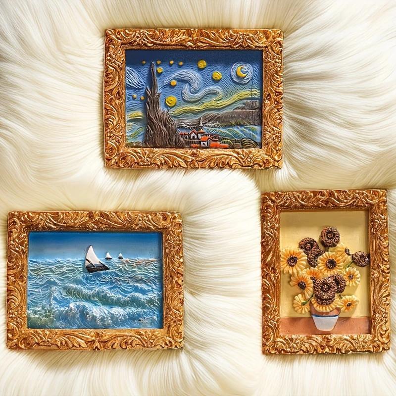 đLast Day Sale 49% OFFđš "Van Gogh magiska magneter" - 3D-kunstmagnetuppsĂ€ttning (6-delig)
