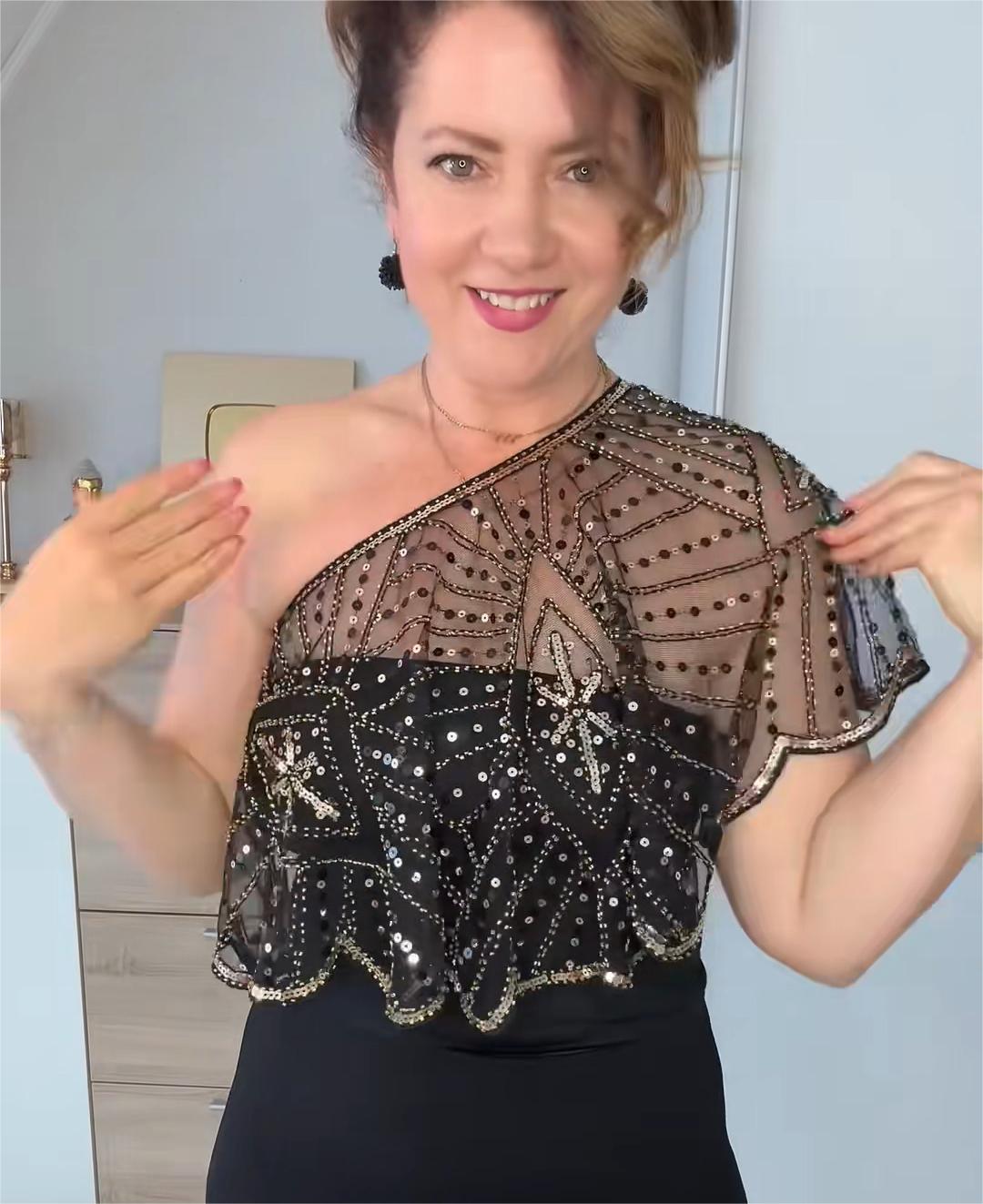 đ„Last Day 49% OFF - Vintage Lace Beaded Shawl