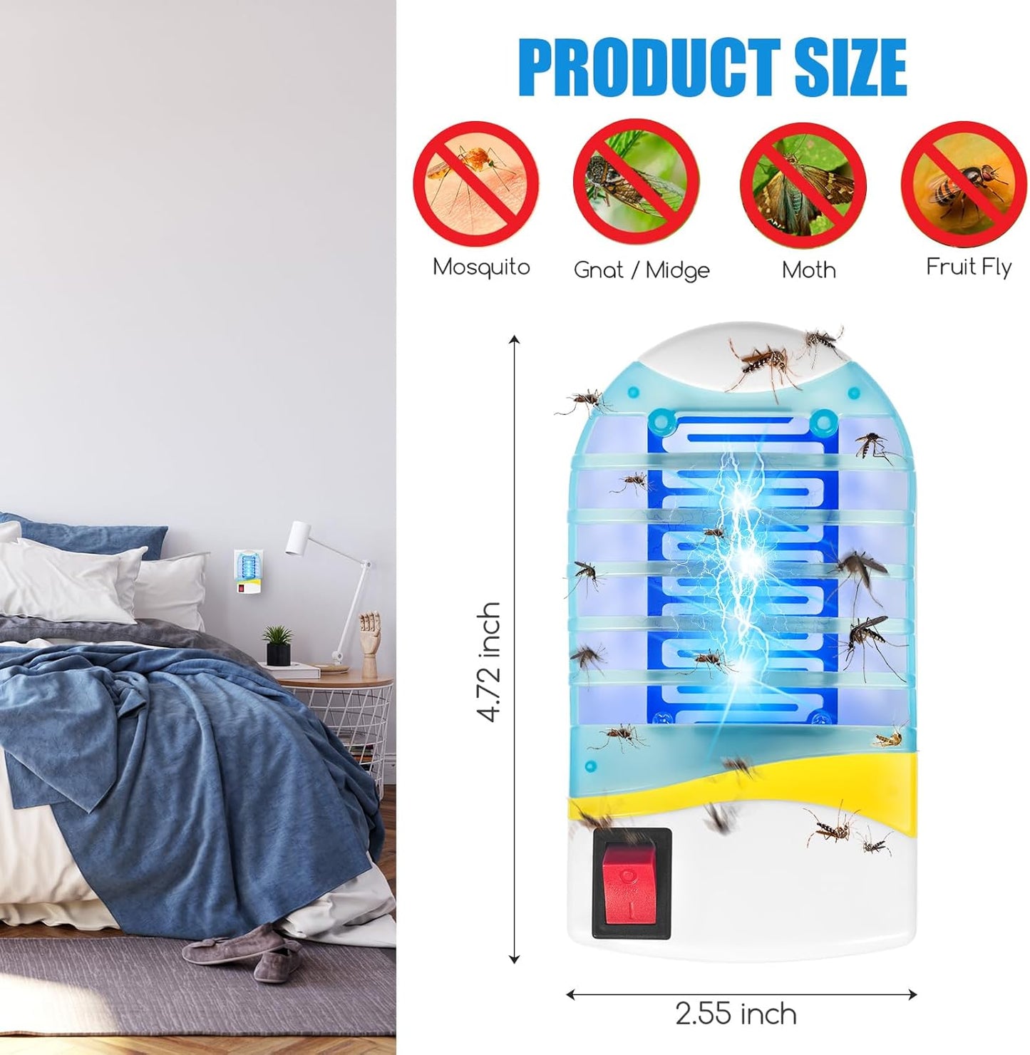 đ„Sista dagens kampanjđ„Inomhus Plug in Mosquito Killer Trap - KĂP 2 FĂ
1 GRATIS