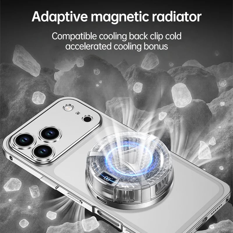 Aluminum Alloy Cooling Frame Heat Dissipation Case for iPhone 14-17 Series