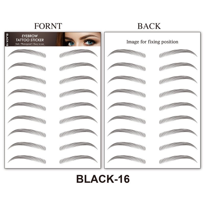 💄4D Makeup Waterproof Eyebrow Stickers 🔥(Köp 1 Få 1 Gratis & Gratis Eyebrow Shaping Razor)