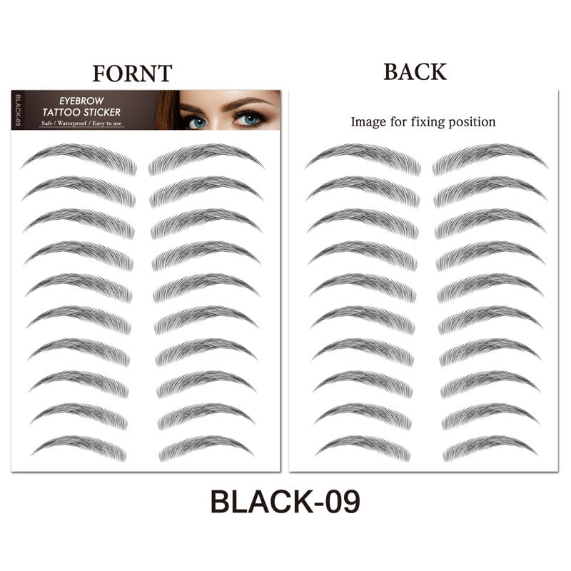 💄4D Makeup Waterproof Eyebrow Stickers 🔥(Köp 1 Få 1 Gratis & Gratis Eyebrow Shaping Razor)