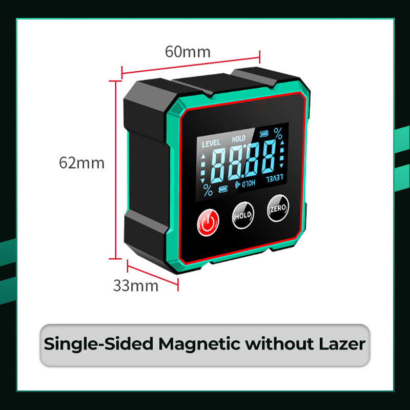 Magnetisk digital vinkelmätare med elektronisk laser