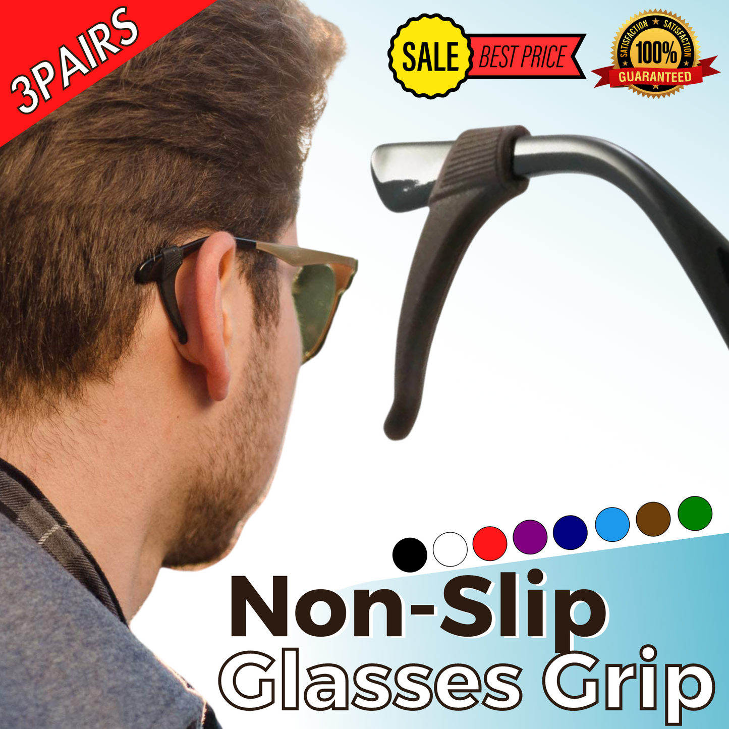 Glidfria glasögonhandtag