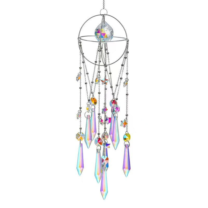 🔥Radiant Hanging Crystal Prisms Suncatcher Pendant