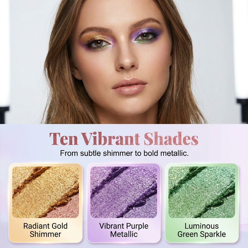Glitter & Glow set with liquid eyeshado