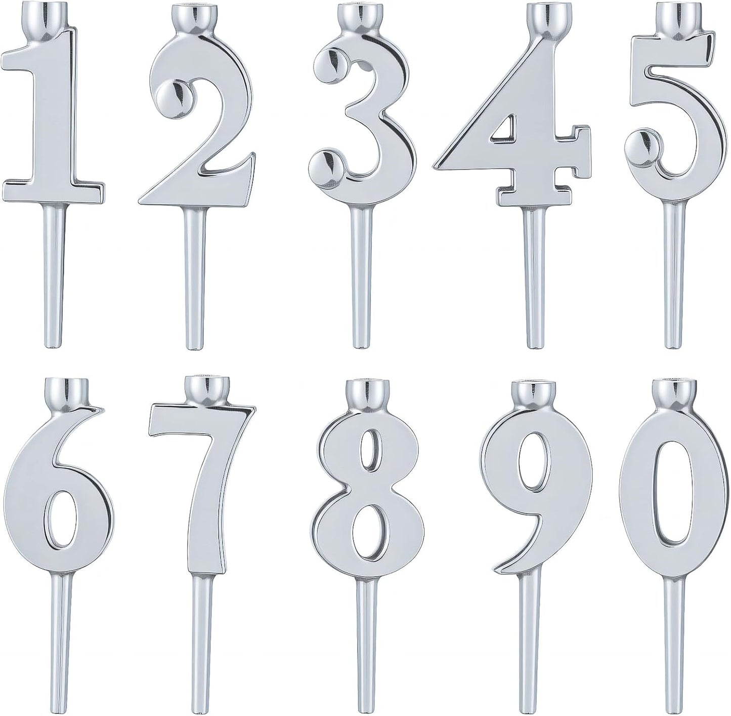 1 Set Number Candle Holder Set
