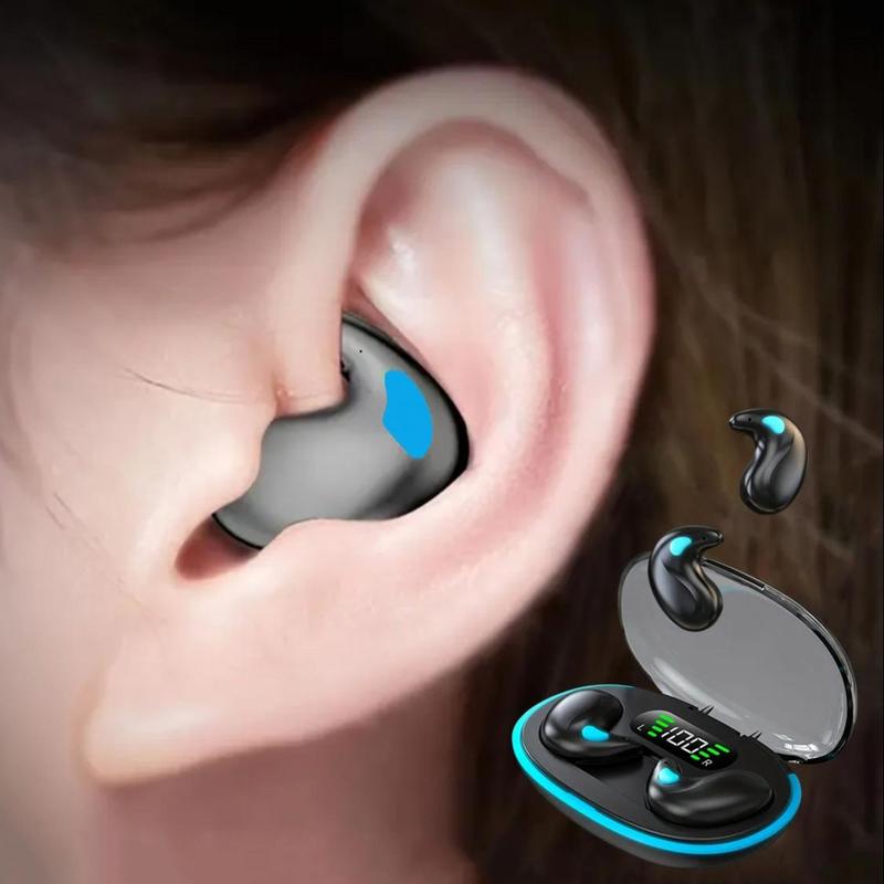 [💥2025 Ny ankomst💥]🎵Trådlösa osynliga Bluetooth-kompatibla sovande öronsnäckor