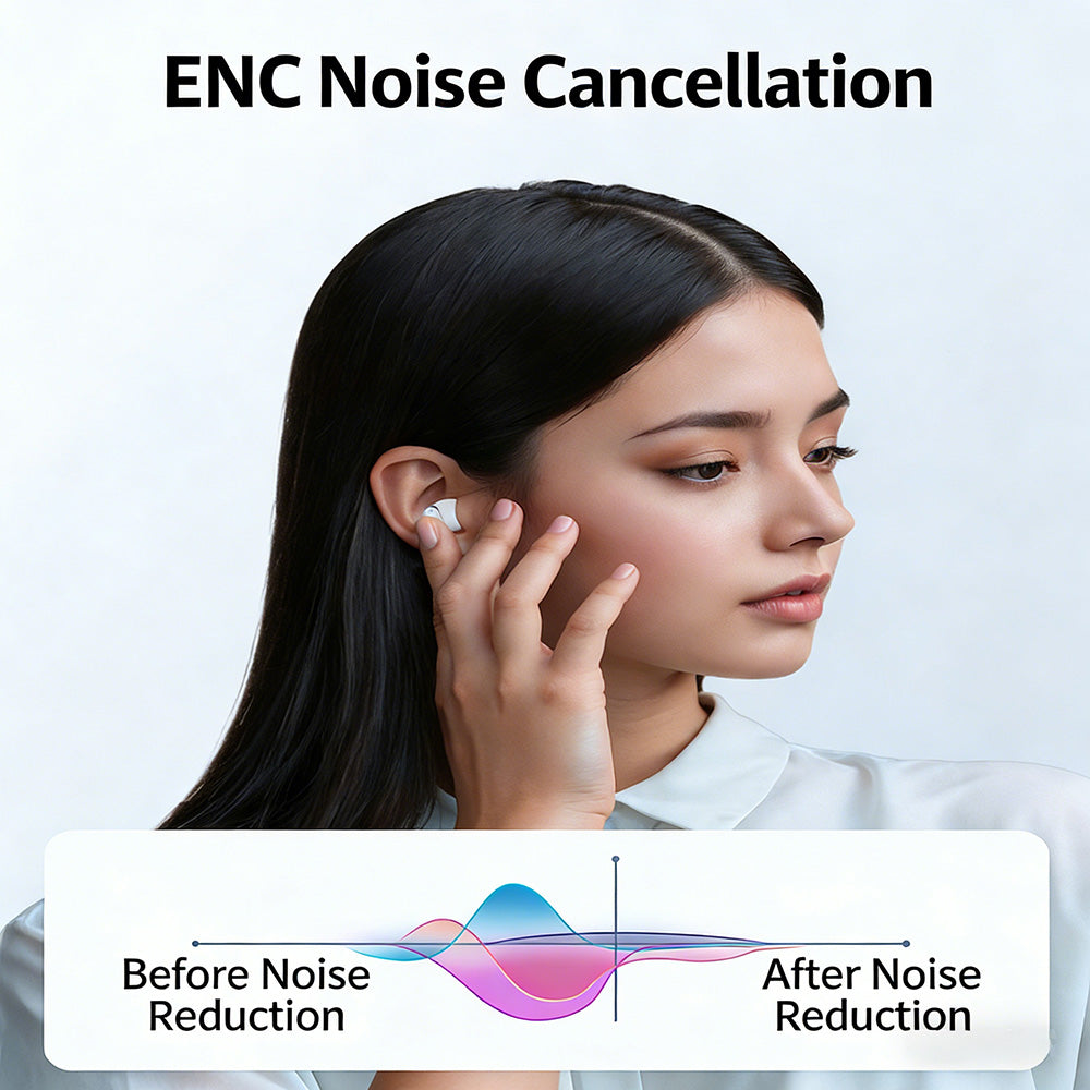 2-in-1 Bluetooth earphones with ear hooks and earbuds | 30 hours of playback time