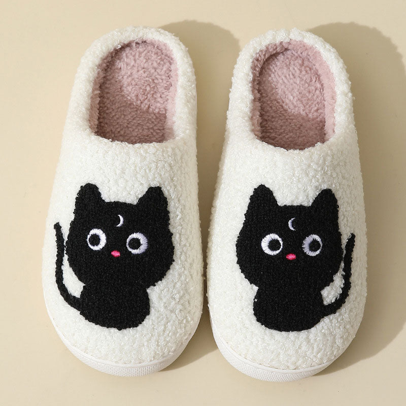 Cute Non-Slip Cotton Slippers