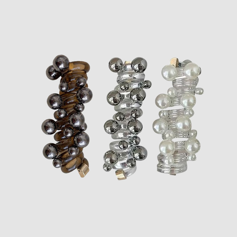 Pärla Rak Spiral Hårsnodd