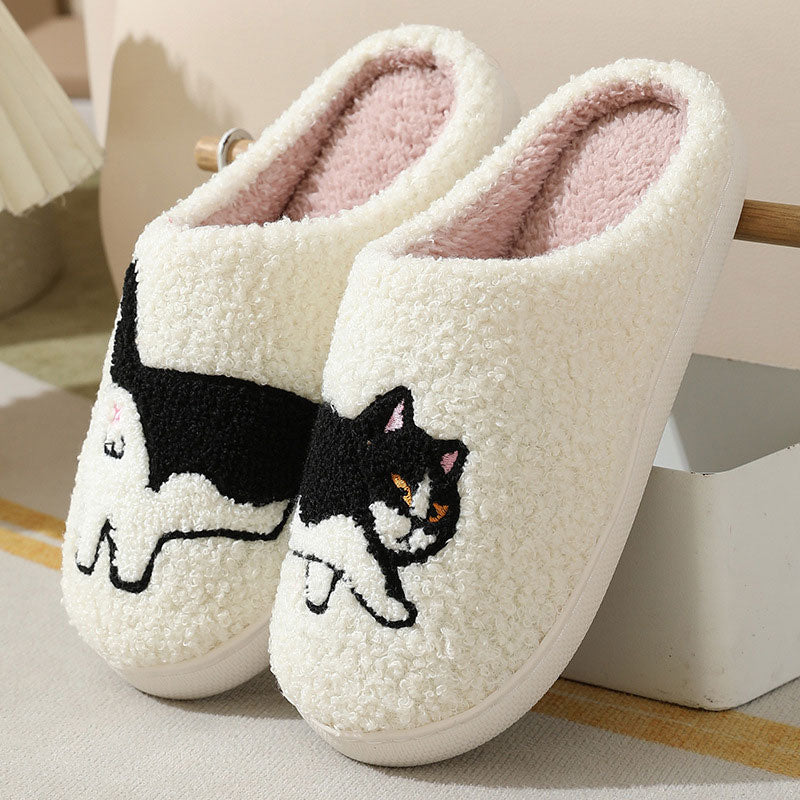 Cute Non-Slip Cotton Slippers