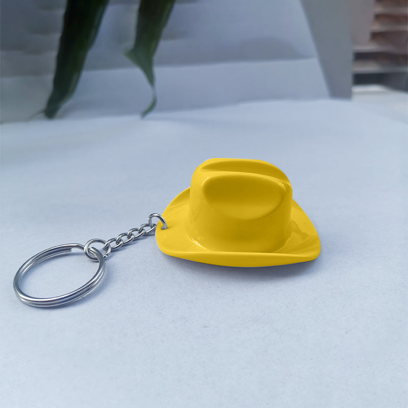 🤠 Cowboy Hat Bottle Opener Keychain – The Wild West in Your Pocket!