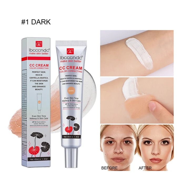 Återfuktande CC Cream Foundation med Centella Asiatica❄️