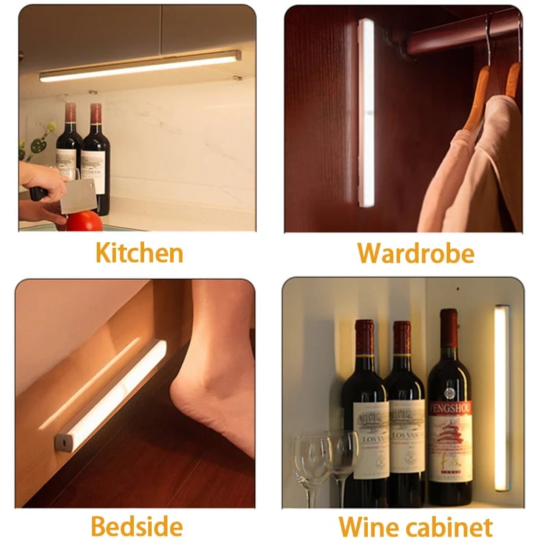 🎁Specialerbjudande 49% rabatt🔥-💡Nattlampa med magnetisk induktion kräver ingen borrning