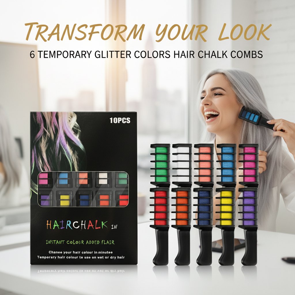 ✨Festive Fun Hair Chalk Combs