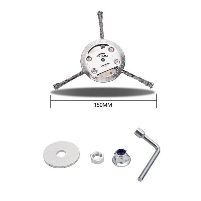 🔥 Replaceable cutting head for lawnmowers/trimmers – steel cutting head for mowing grass 🌿