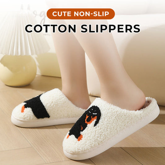 Cute Non-Slip Cotton Slippers