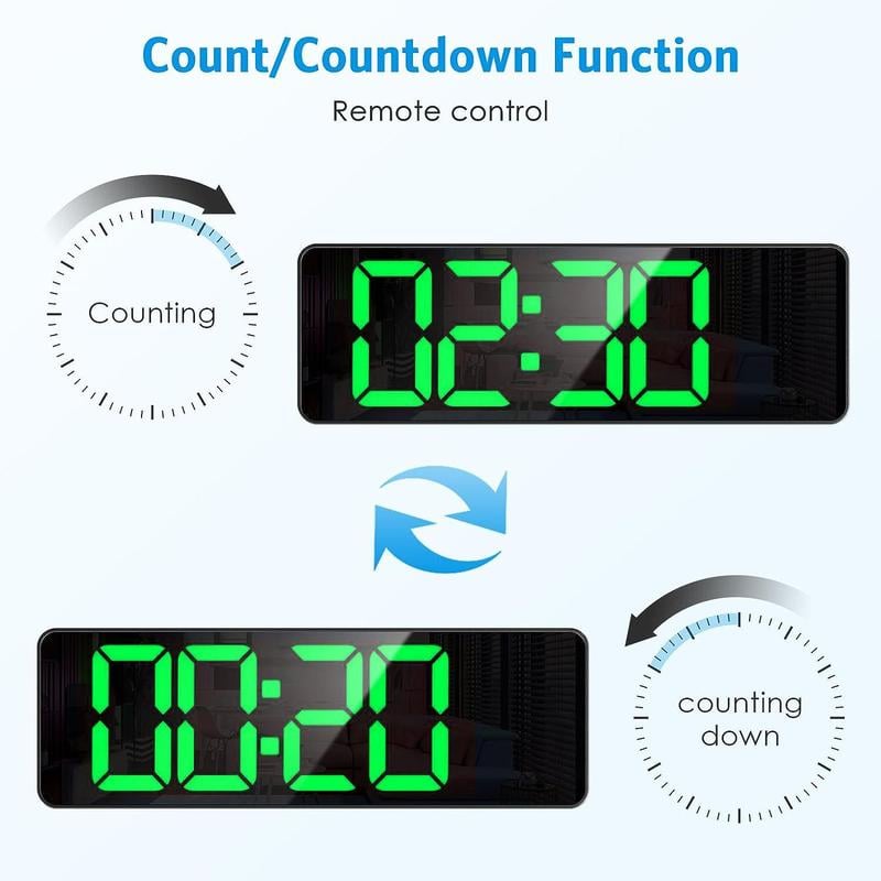 🔥2026 Upgraded Digital Wall Clock Large Display