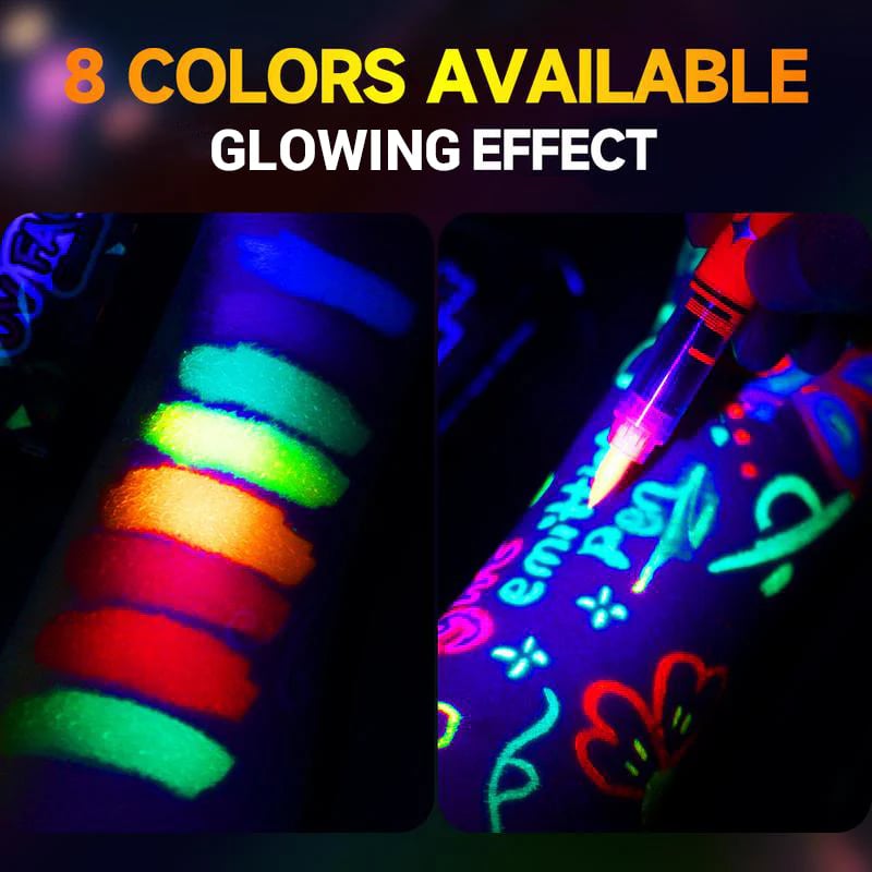 🥳BIG SALE 2026💞Over 50,000 sold!🎁Set of UV-glow face and body paint pen