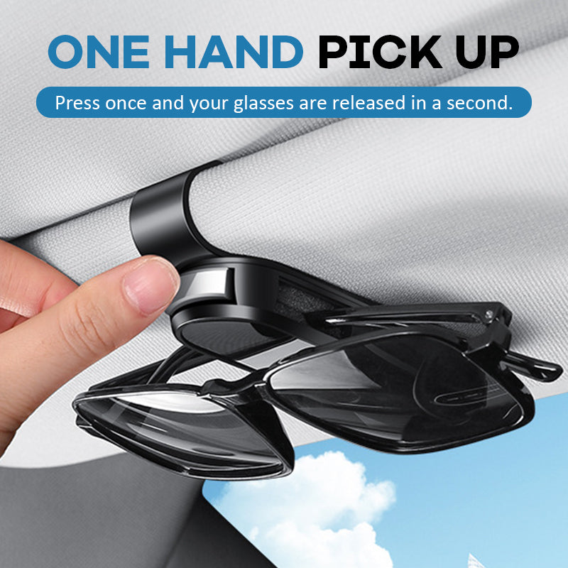 🚗 Car Sun Visor Rotating Glasses Clip