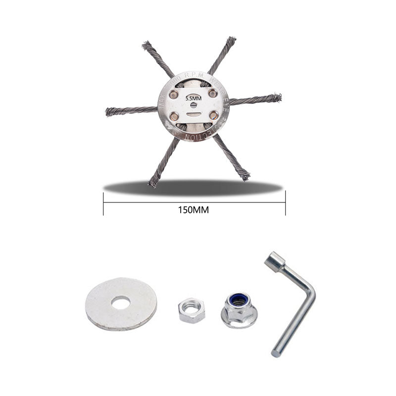 🔥 Replaceable cutting head for lawnmowers/trimmers – steel cutting head for mowing grass 🌿