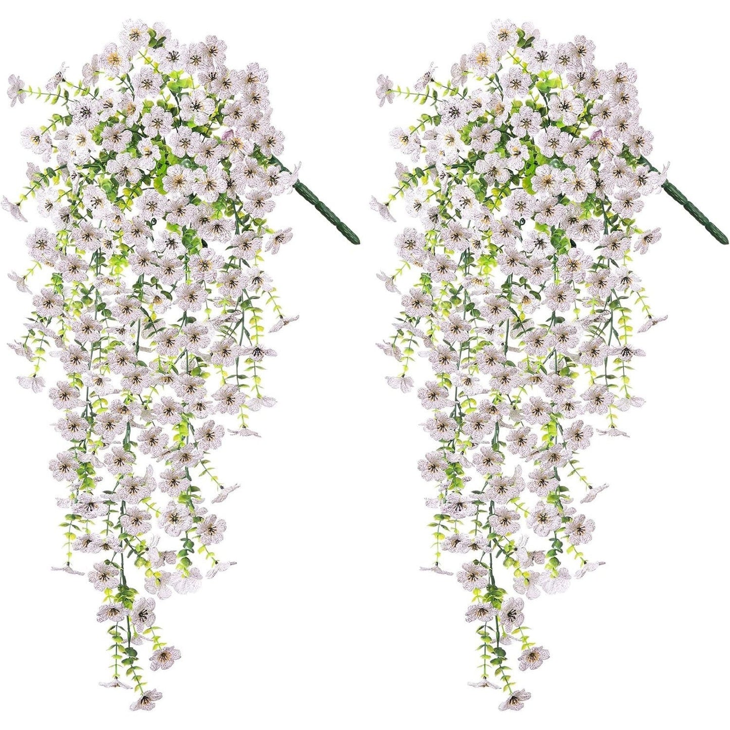 Cascading daisies and eucalyptus flowers for outdoor use – UV-resistan