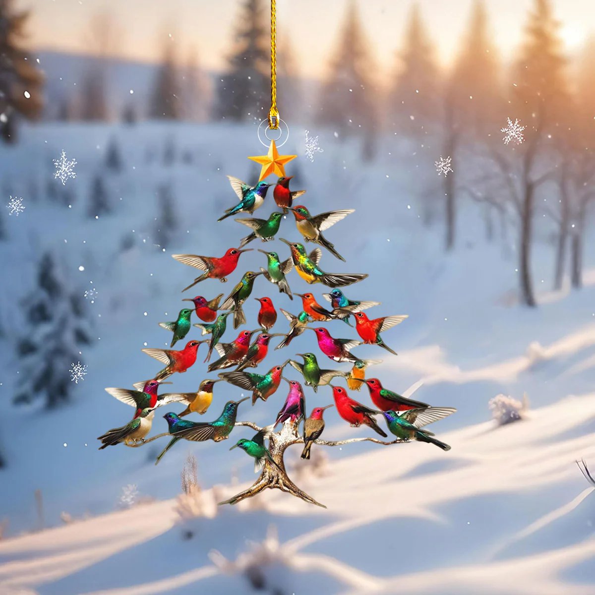 🔥2025 New Release 49% OFF 🐦🎄Hummingbird Christmas Ornament💠