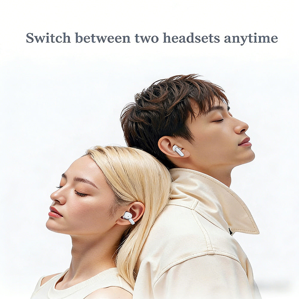 2-in-1 Bluetooth earphones with ear hooks and earbuds | 30 hours of playback time