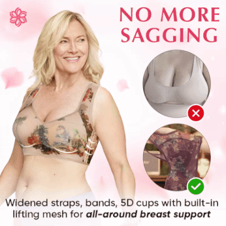 [Rika damkläder] - Ice Silk Lace Everyday Kylning Komfort BH