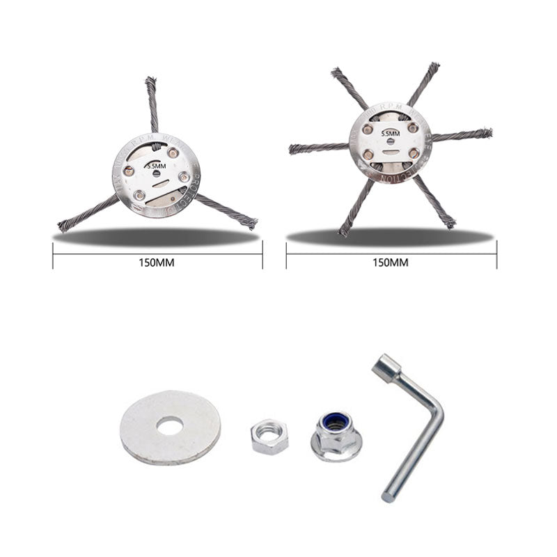 🔥 Replaceable cutting head for lawnmowers/trimmers – steel cutting head for mowing grass 🌿