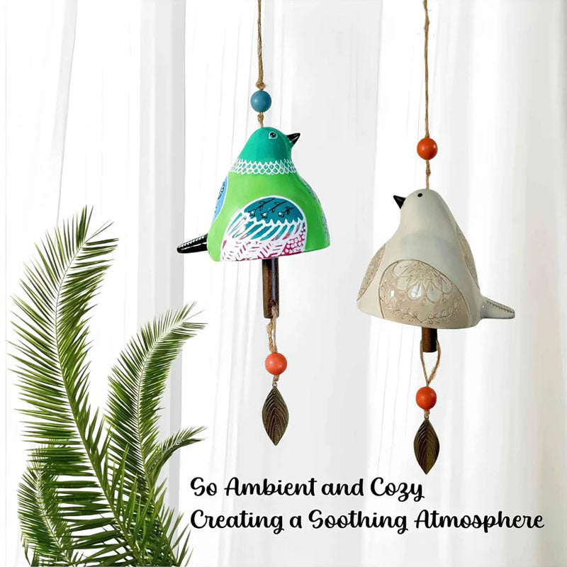 🦜✨Melodia Fågelsång Wind Chimes