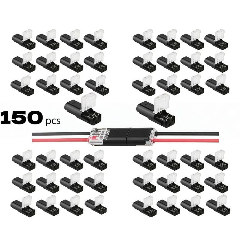 Quick Wiring🔌Double-Wire Plug-in Connector Led Light Strip Connectors 2 Pin