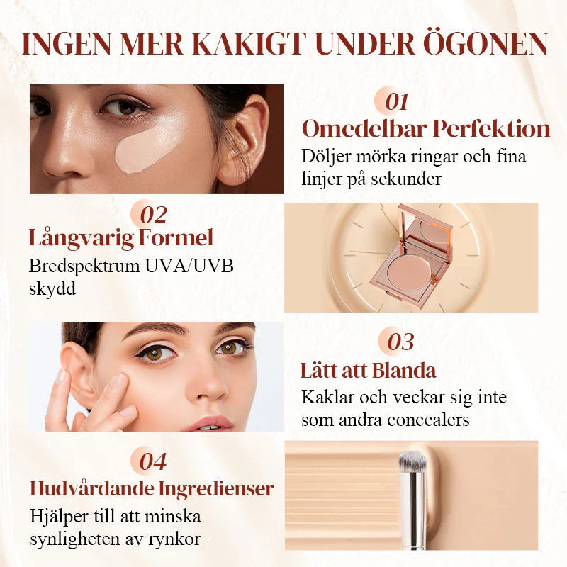 🎁Köp 1 Få 1 Gratis + Gratis borste💜Färgad lera underögonkorrigerare