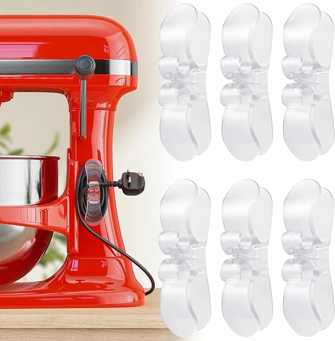 6-piece upgraded cable organiser for appliance