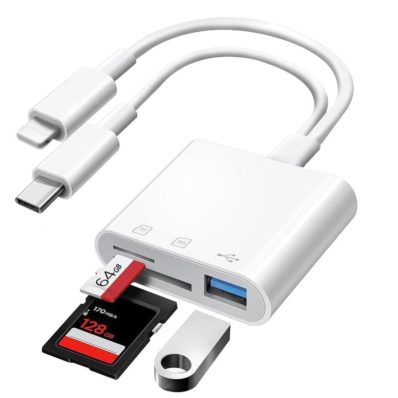 💥SD/TF/USB-kortläsare