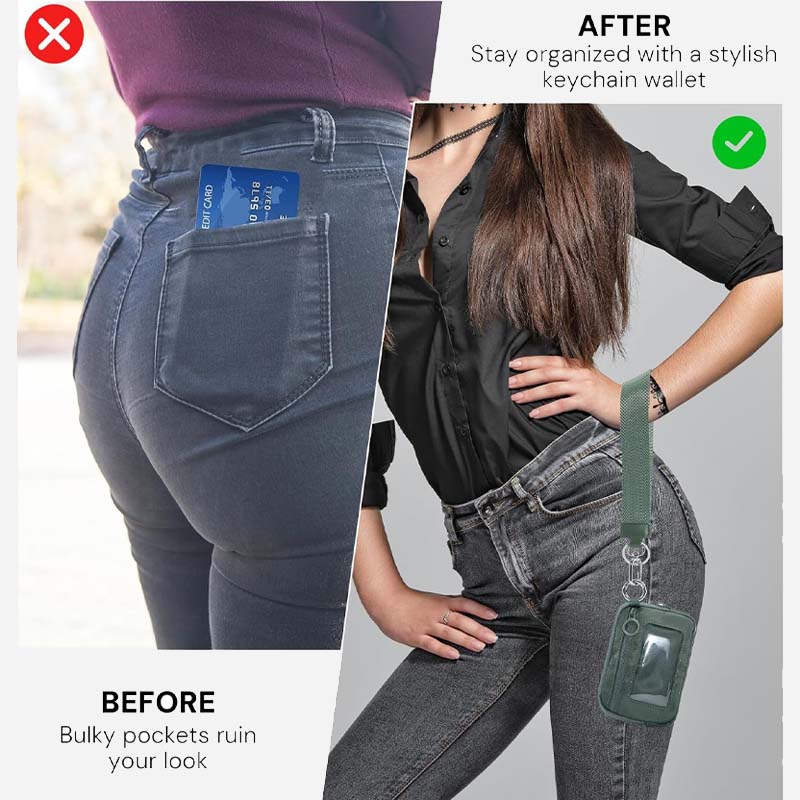 Waterproof Nylon Wristlet Wallet