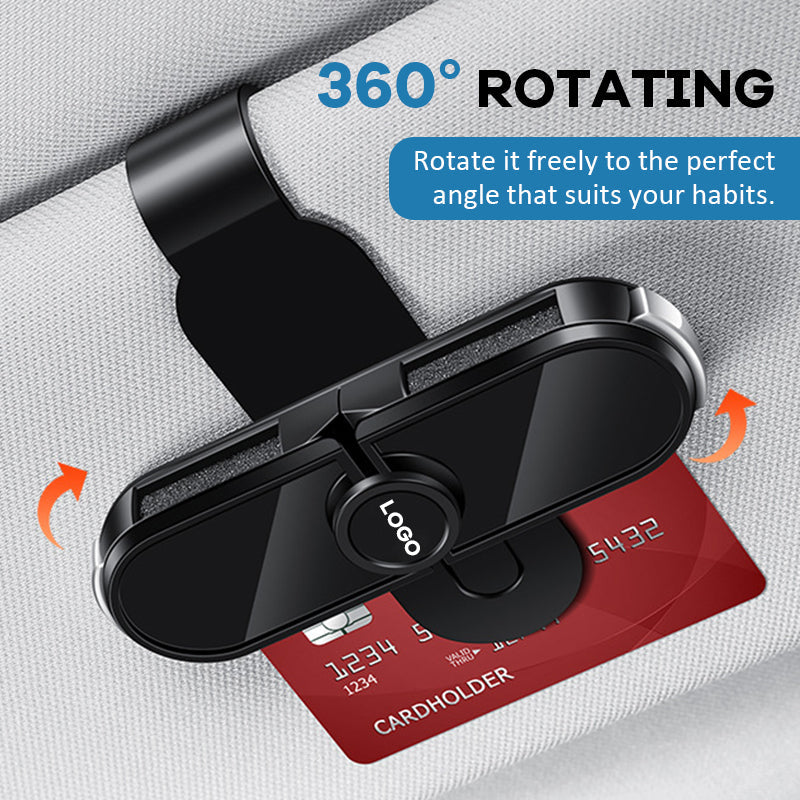 🚗 Car Sun Visor Rotating Glasses Clip