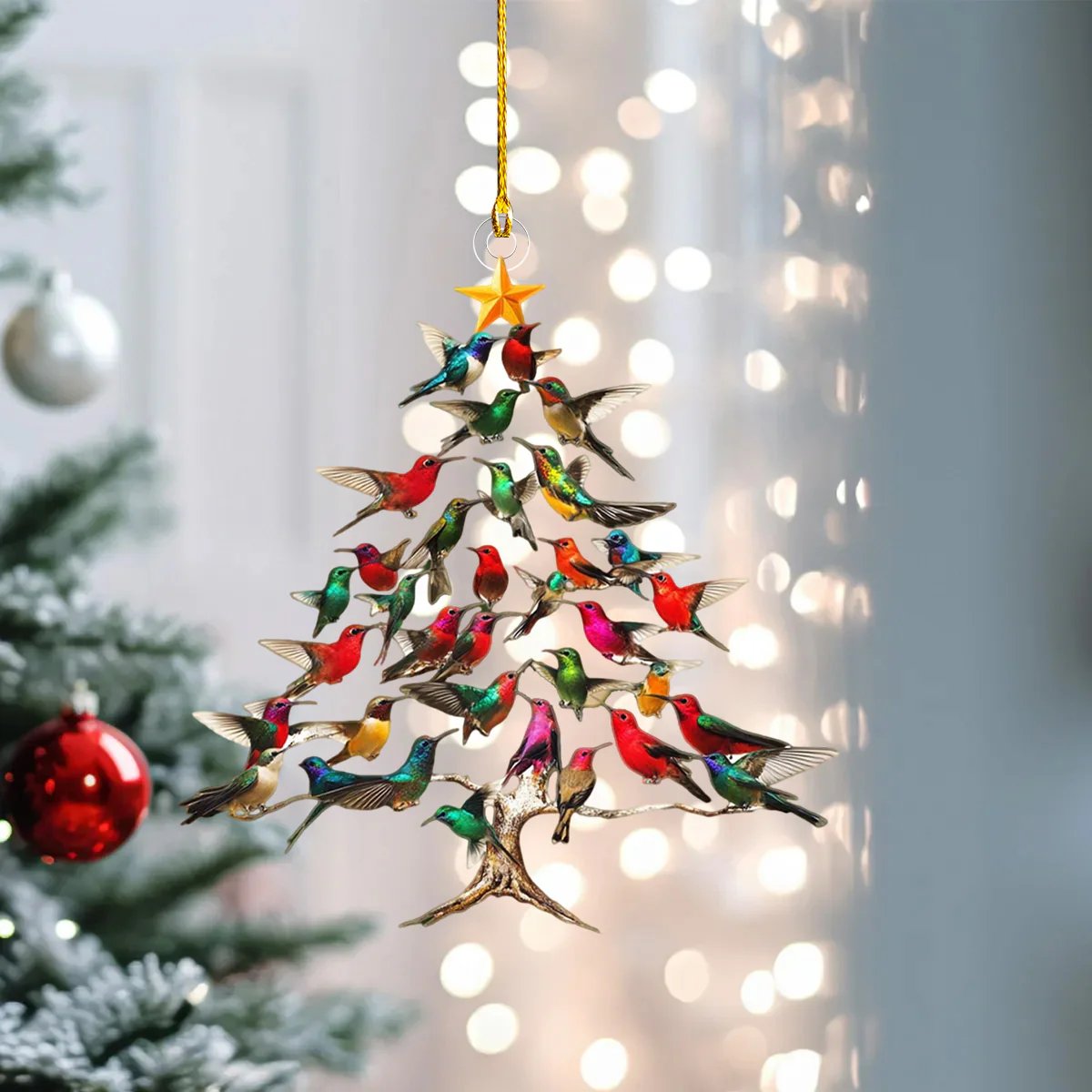 🔥2025 New Release 49% OFF 🐦🎄Hummingbird Christmas Ornament💠