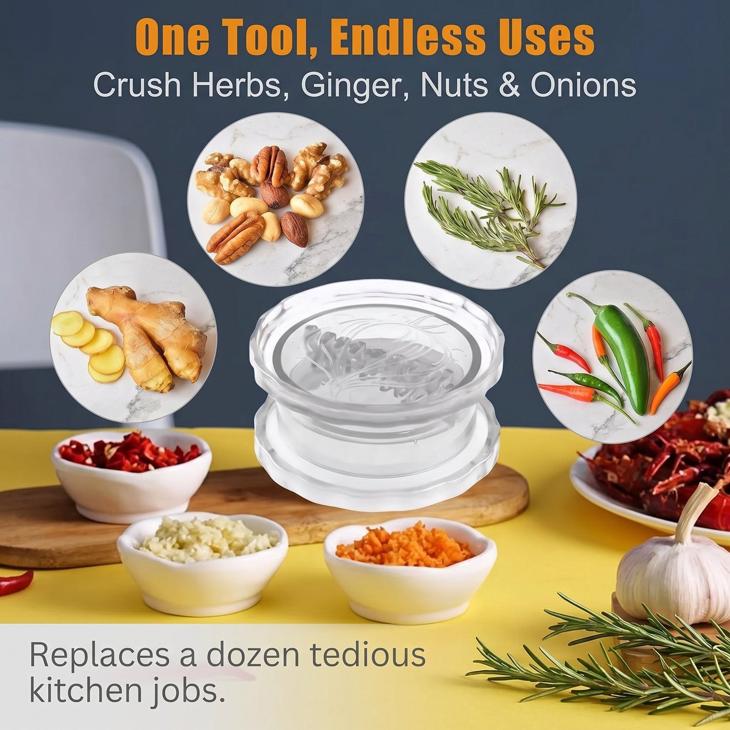 🎁Best seller – 49% off🔥Manual garlic press and mince