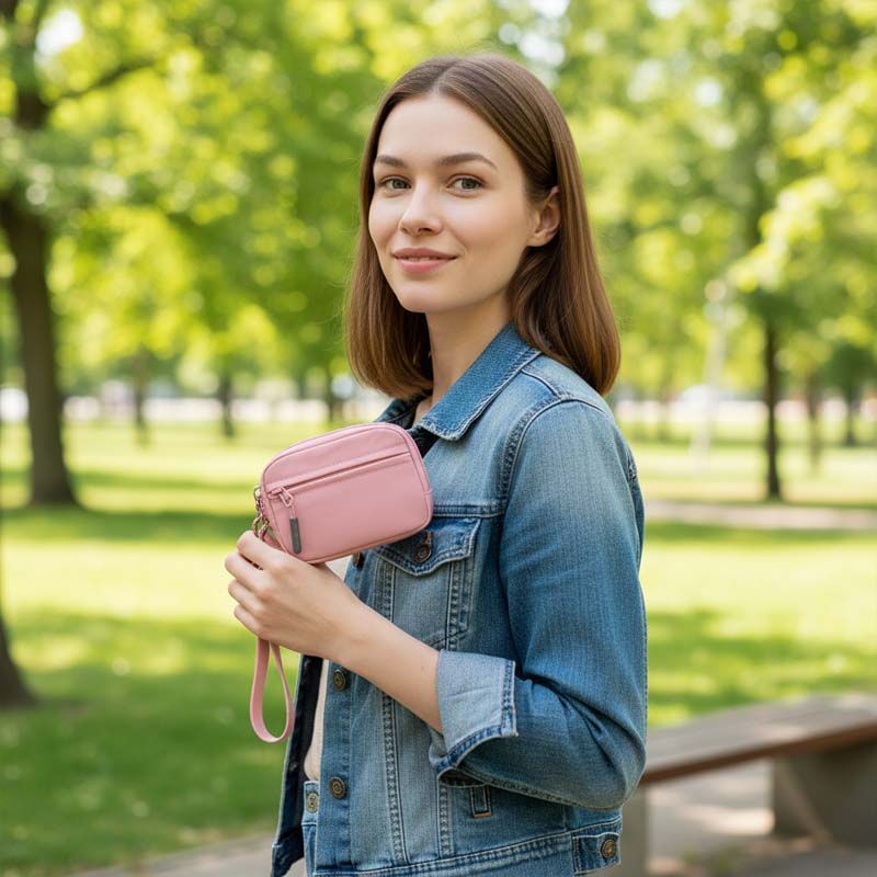 Waterproof Nylon Wristlet Wallet