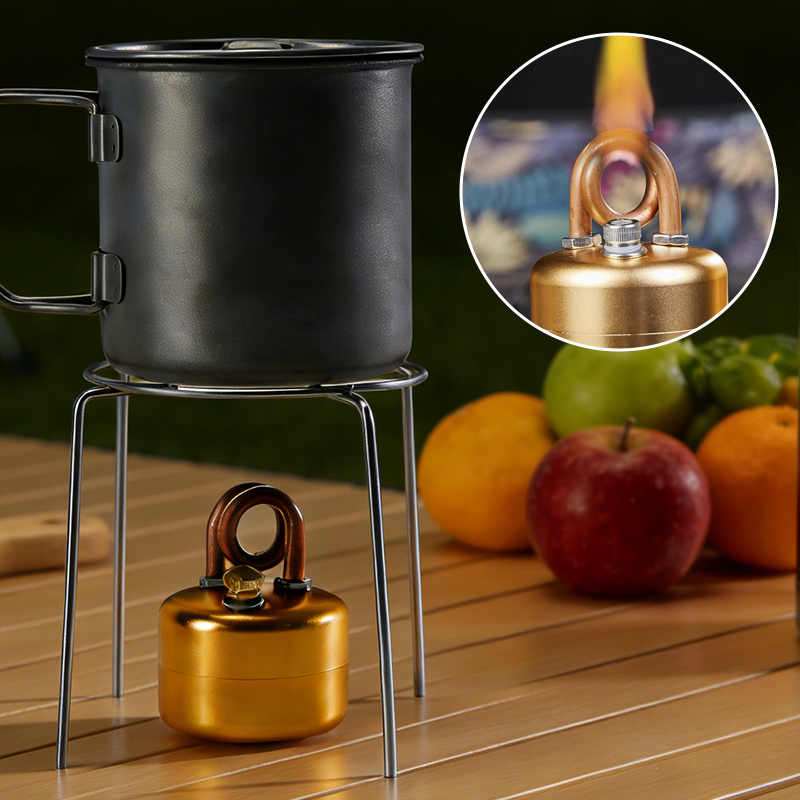 Portable outdoor spirit stove (extra slip protection included)