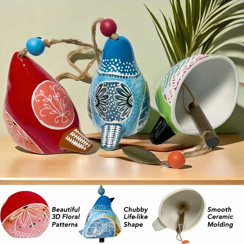 🦜✨Melodia Fågelsång Wind Chimes