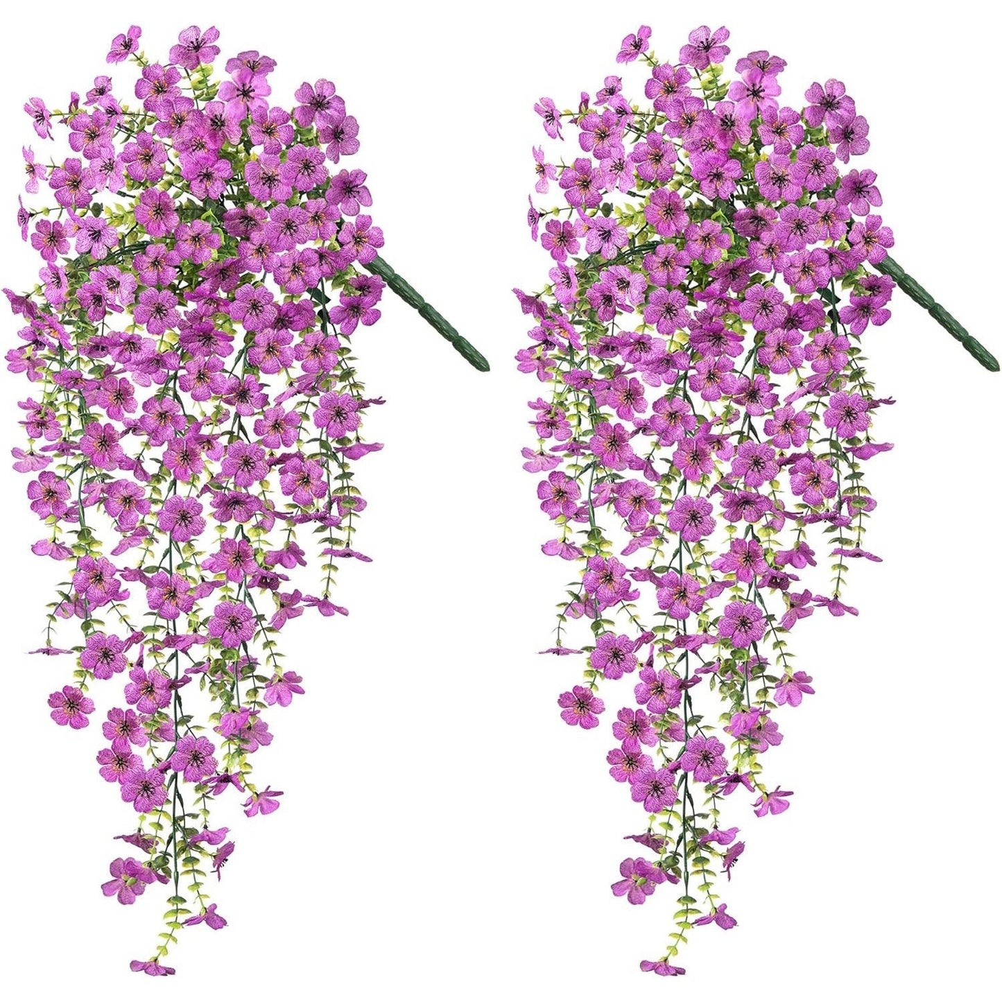 Cascading daisies and eucalyptus flowers for outdoor use – UV-resistan