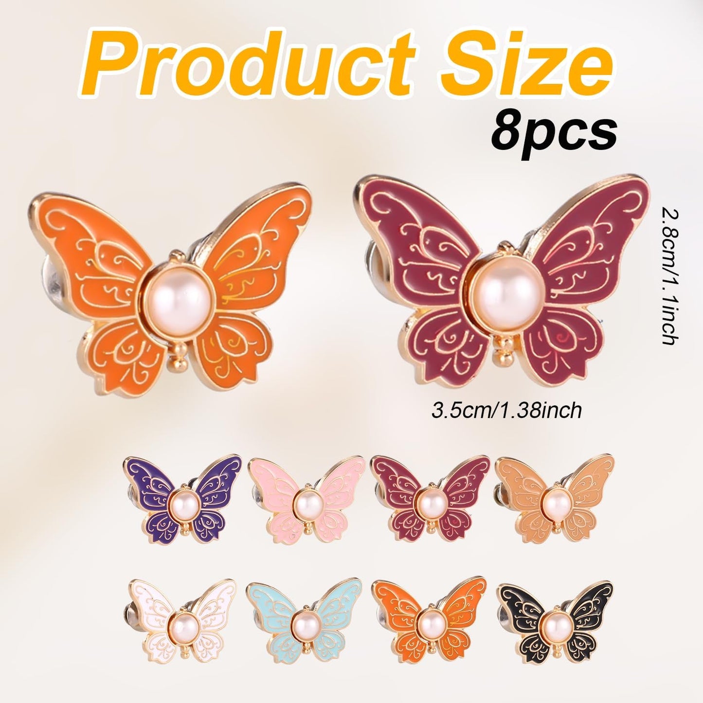 🔥8 butterfly-shaped straps for a cinched waist