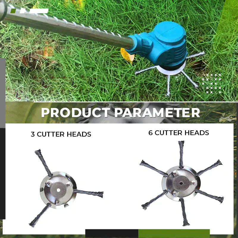 🔥Köp mer Spara mer🌿Ersättningshuvud för strängtrimmer, gräsklipparhuvud av ståltråd